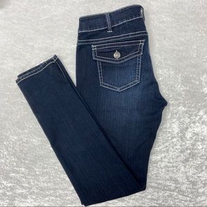 Bootlegger Ladies Dark Wash Denim Jeans